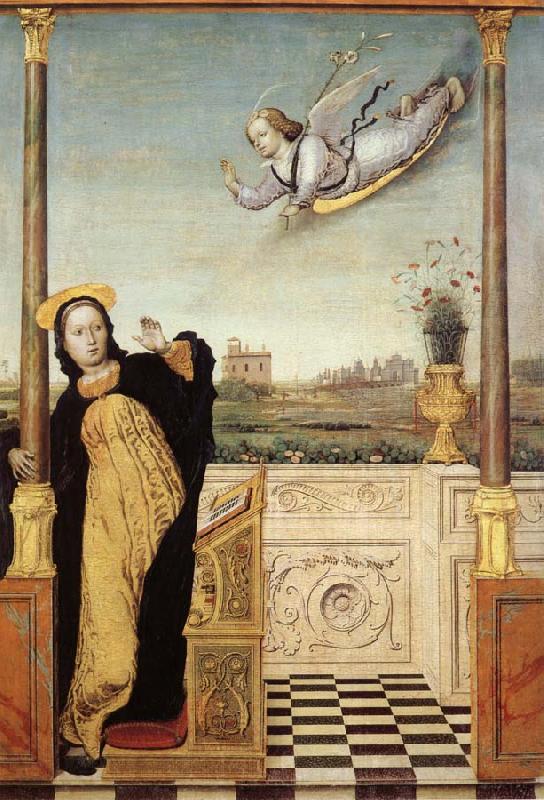 Carlo di Braccesco The Annunciation Spain oil painting art